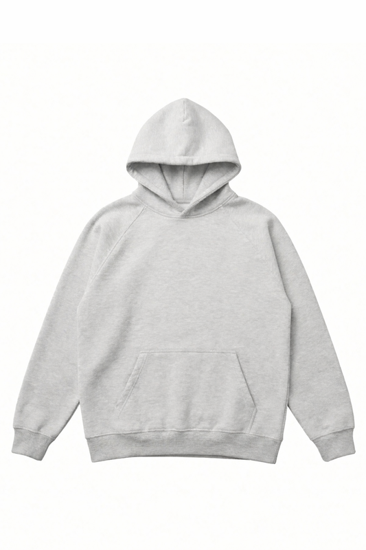 Light Grey Heather hoodie oversized